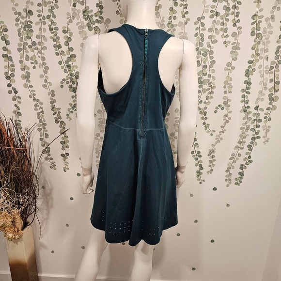NWOT Zella Dress Green Studio Lite Active Raceback Dress Athletic Sleeveless L - Picture 8 of 12